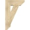 Ekena Millwork Traditional Slat Rough Sawn Bracket w/ Offset Brace, Douglas Fir, 8"W x 22"D x 34"H BKT0806X22X34TRA06RDF - alternate 2